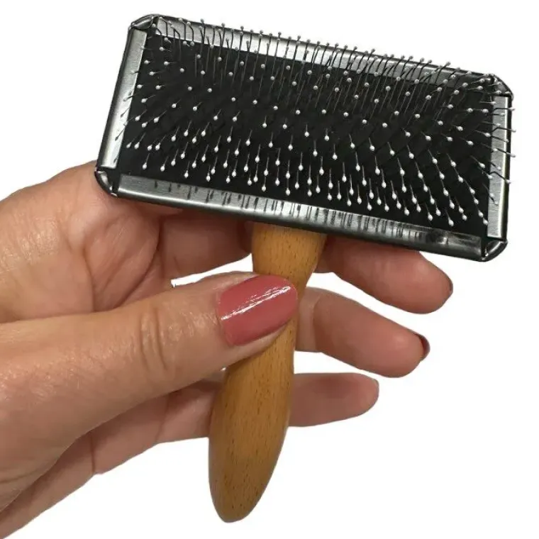 Pelsplejeredskaber^Ollipet Professional Slicker Brush | Med dupper