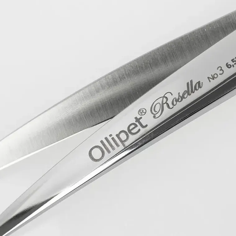Pelsplejeredskaber^Ollipet Rosella Buet Groomingsaks no.3 | 6,5"