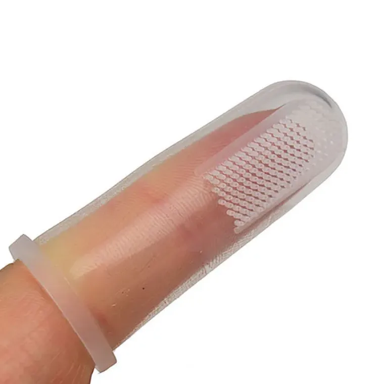 Til Opdrættere^Ollipet Silikone fingertandbørste