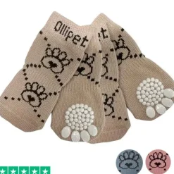 Hundesko|Hundetøj^Ollipet skridsikre hundestrømper | OlliPaw 4 stk