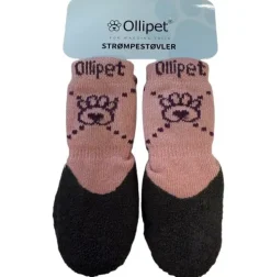 ❄️Klar Til Vintervejret|Hundesko^Ollipet skridsikre strømpestøvler | 4 stk.
