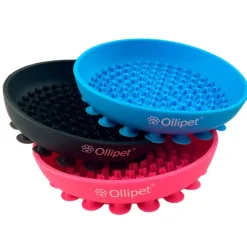 Snusemåtter/Slikkeplader^Ollipet slikkeskål med sugekopper