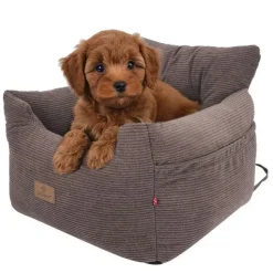 Autostol Til Hunde|Hundesenge^Ollipet Soft Journey bilsæde | Fløjl
