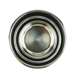 Madskål Og Vandskål^Ollipet Stainless steel bowl anti-slip