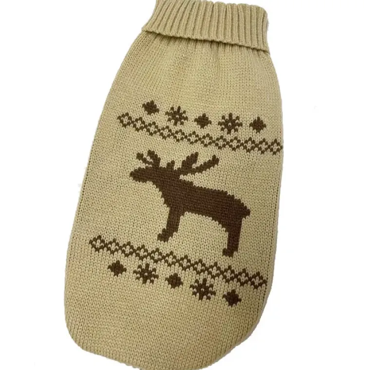 Julekurven|Hundetøj^Ollipet sweater m. rensdyr
