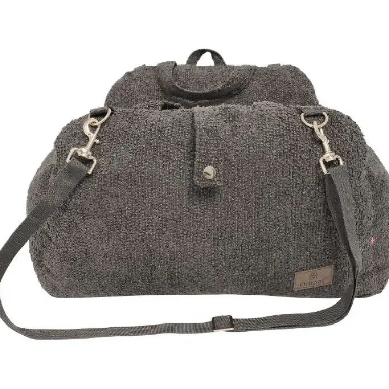 Hundetaske|Transporttasker Til Hunde^Ollipet Viga Hundebilsæde i Bouclé Stof | 3-i-1