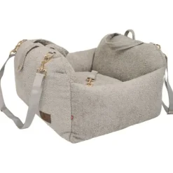 Hundetaske|Transporttasker Til Hunde^Ollipet Viga Hundebilsæde i Bouclé Stof | 3-i-1