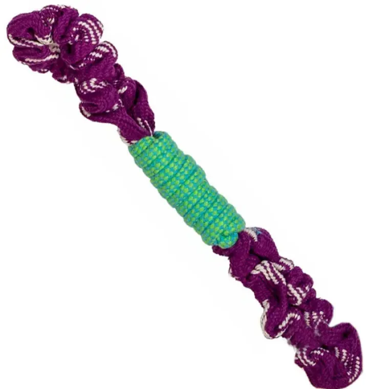 Reb-Legetøj|Tandrensende Legetøj^Ozami Bungee Rope With Two Handles | 34cm