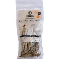 Godbidder & Smagsvarianter|Single Protein & Foder & Godbidder^Ozami Dog Snack Dried Smelt | 50g