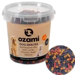 Godbidder Og Gnaveben^Ozami Dog Snack Sporttrainer Mix | 500g