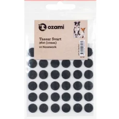 Hundetræning Og Klikker^Ozami Nosework Tassar Svart 36 stk.