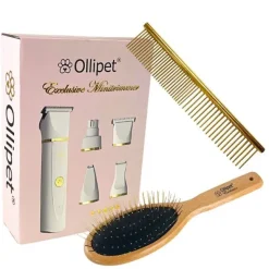 Pelspleje|Pelsplejeredskaber^ Pakketilbud | Grooming Guldpakken (hvid)