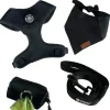 Hundeseler|Hundesnor^ Pakketilbud | Ollipet City Lux selesæt | Midnight Black