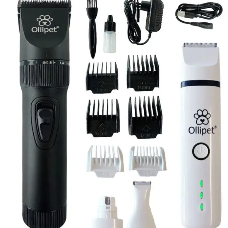 Groomingsæt|Hundetrimmere Og Klippemaskiner^ Pakketilbud | Ollipet Hundetrimmer Pakke | Ceramic Pro og Poteklippemaskine 2i1