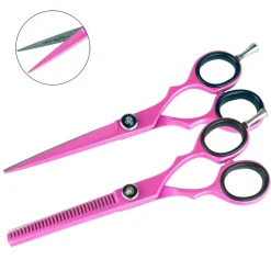 Pelsplejeredskaber|Lyserøde Favoritter^ Pakketilbud | Ollipet Metal Pink saksesæt 5,5"