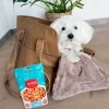 Hundetaske^ Pakketilbud | Ollipet Nice Hundetaske m. Luksus tæppe og Ficcaro Godbidder