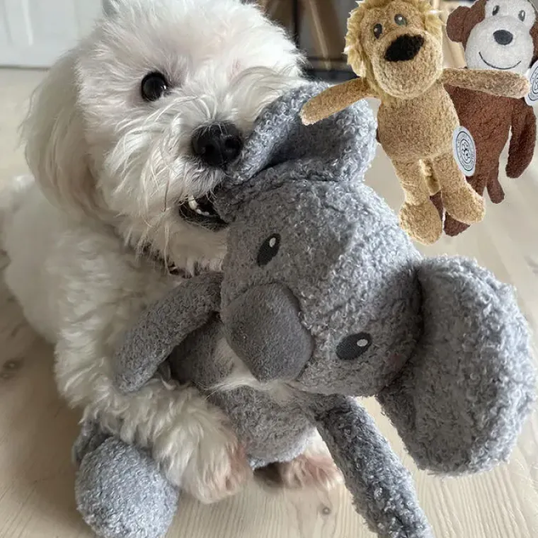Ollipet Hundelegetøj|Plyslegetøj Til Hunde^ Pakketilbud | Ollipet Safari Friends | 3 stk