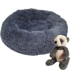 Separationsangst|Ollipet Hundelegetøj^ Pakketilbud | Ollipet Soft Cloud Donut seng med hundebamse