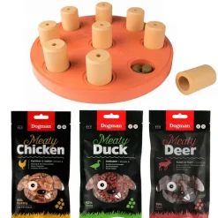 Aktivitetslegetøj Til Hunde^ Pakketilbud | Orange Aktivitets Box | Level 1