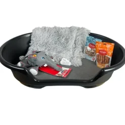 Hvalpesæt|Hundesenge^ Pakketilbud | Plastik Hundekurv L. | Cosy-Air Startpakke