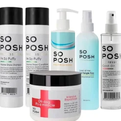 Show Grooming|Hundeshampoo Og Hundebalsam^ Pakketilbud | So Posh I'm So Puffy Professional hundeudstilingssæt