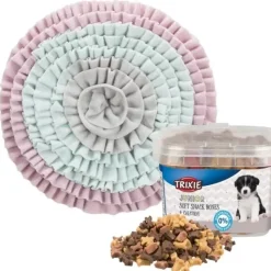 Aktivitetslegetøj Til Hunde|Snusemåtter/Slikkeplader^ Pakketilbud | Trixie Junior snusetæppesæt