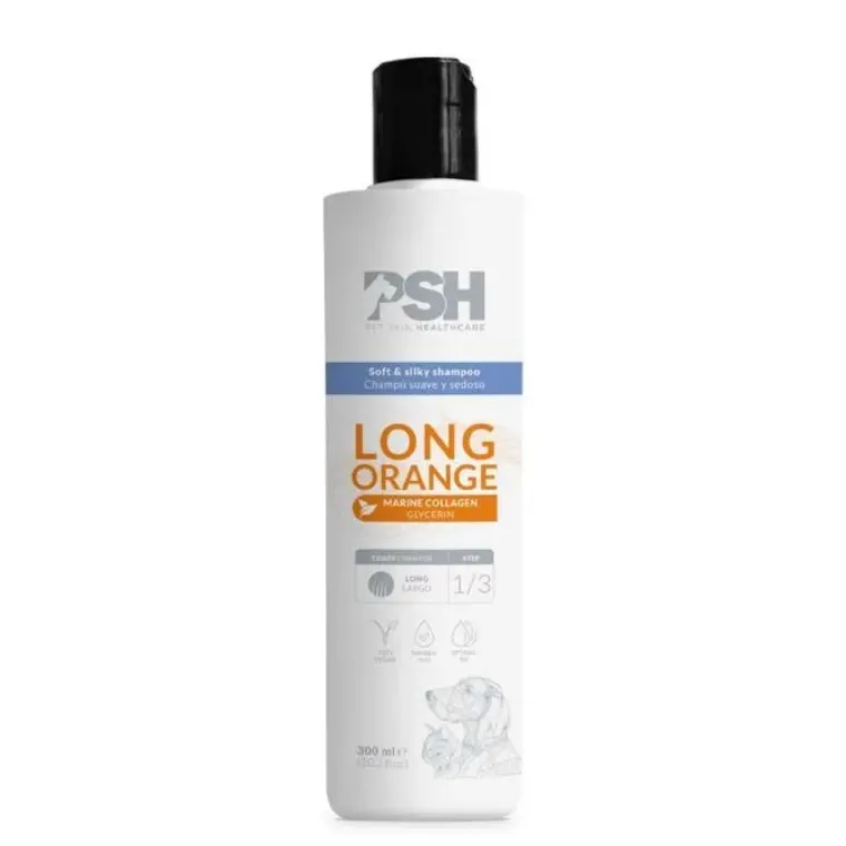 Hundeshampoo Og Hundebalsam|Shampoo, Balsam Og Pleje Til Katte^PSH Cosmetics PSH Long Orange Shampoo | 300ml