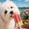☀️Sommerklar|Hundeferien^Pup Ice Pup Fun Milkshake is | Jordbær 2stk.