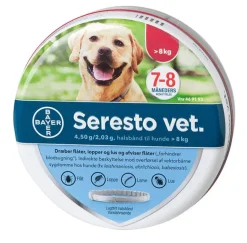 Helse Til Hunde|Hundehalsbånd^Seresto Vet . Flåthalsbånd