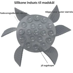 Madskål Og Vandskål^Ollipet Silikone slow feeder indsats