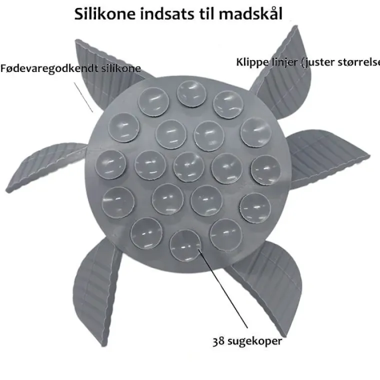 Madskål Og Vandskål^Ollipet Silikone slow feeder indsats