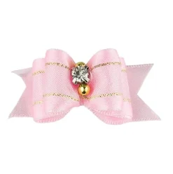 Hårpynt Til Hunde^FashionDoggy Silkesløjfe med perler og similisten