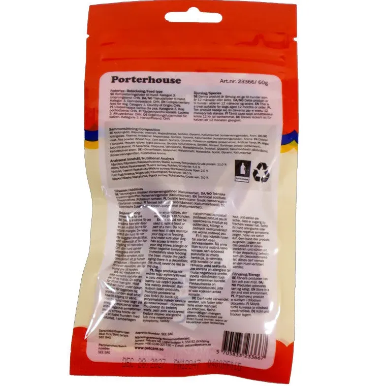 Godbidder & Smagsvarianter|Godbidder Og Gnaveben^Småland Porterhouse 60g