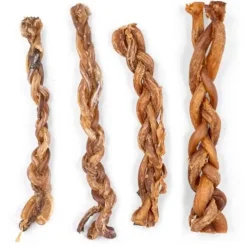Single Protein & Foder & Godbidder|Godbidder Og Gnaveben^Snack'it Flettet Lammepenis | 100g