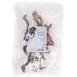 Single Protein & Foder & Godbidder|Godbidder Og Gnaveben^Snack'it Lammepenis Curly | 100g
