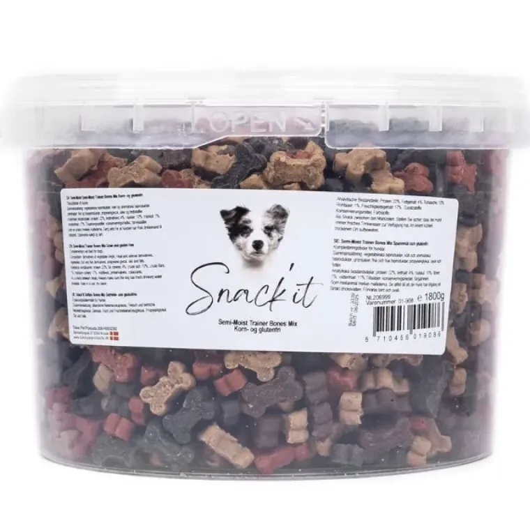 Godbidder Og Gnaveben^Snack'it Semi-Moist Godbidder Storkøb | 1,8kg