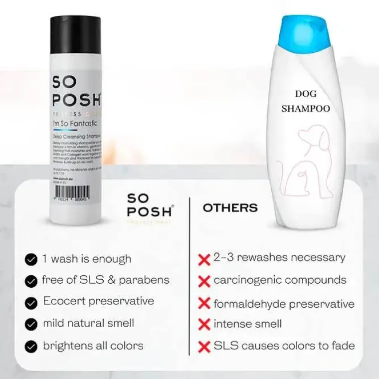 Hundeshampoo Og Hundebalsam^So Posh Professional I'm So Fantastic Shampoo