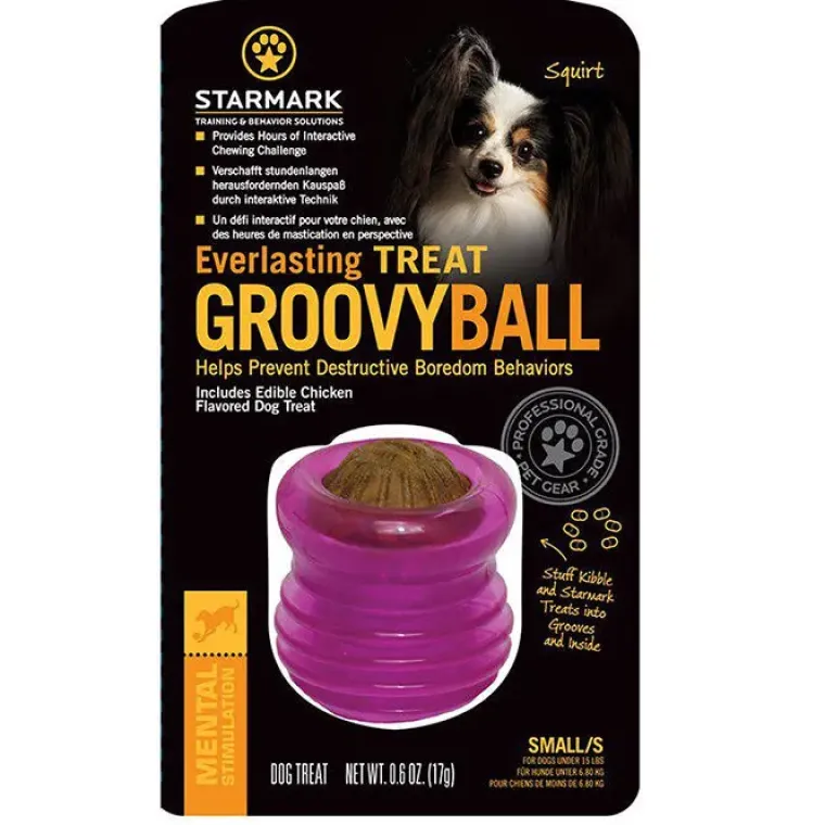 Aktivitetslegetøj Til Hunde|Hvalpelegetøj^Starmark Everlasting Treat Groovy Ball Lisa