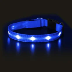 Hundehalsbånd|Løbeturen^Cotonshoppen The Dots LED Collar | Halsbånd med LED lys