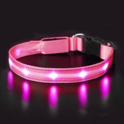 Hundehalsbånd|Løbeturen^Cotonshoppen The Dots LED Collar | Halsbånd med LED lys