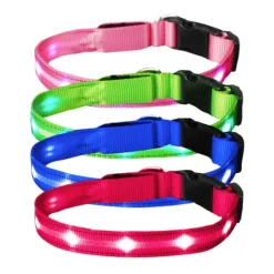 Hundehalsbånd|Løbeturen^Cotonshoppen The Dots LED Collar | Halsbånd med LED lys