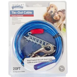 Hundetræning Og Klikker^Pawise Tie-Out Cable | Hundeline