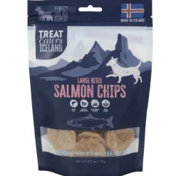 Fodertilskud^Treateaters Iceland Large Bites Salmon Chips | 70g