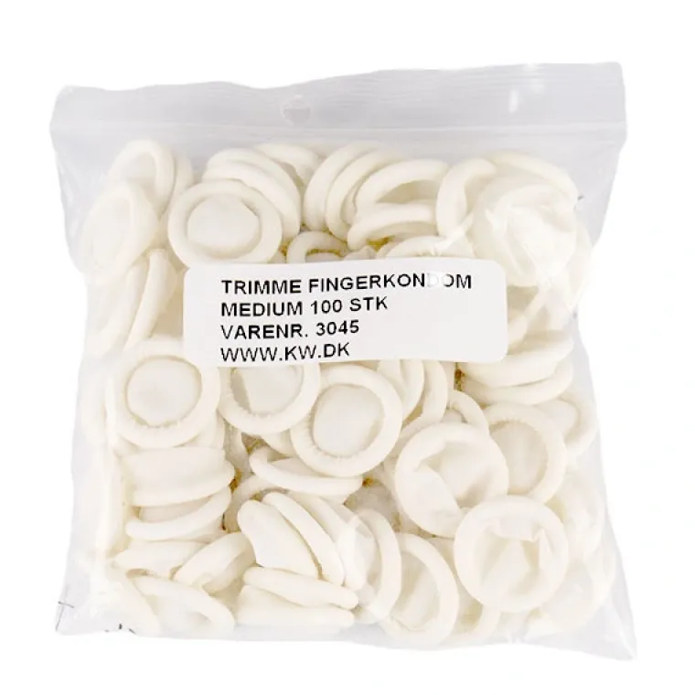 Pelsplejeredskaber^KW Trimme Fingerkondomer 100 stk