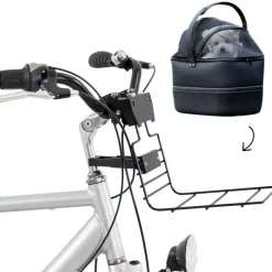 Cykelkurv Til Hund^Trixie Holder Til Front Cykelkurv 2i1