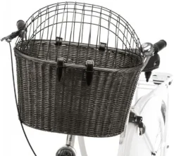 Cykelkurv Til Hund^Trixie Hundecykelkurv | SafeRide Antracite