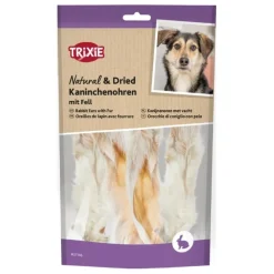 Godbidder Og Gnaveben^Trixie Kaninører med pels | 100g