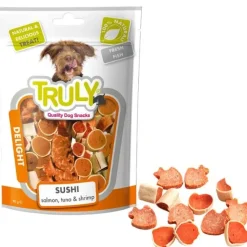 Godbidder Og Gnaveben^Truly Dog Sushi | 90g