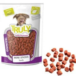 Påskekurven^Truly Dog Trainer Mini Sticks Lamb | 90g