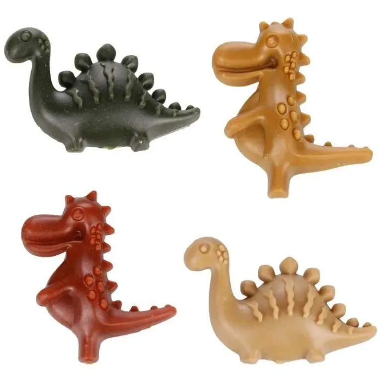 Godbidder Og Gnaveben^Flamingo Vegetar Snack Dino | Small | 1stk.